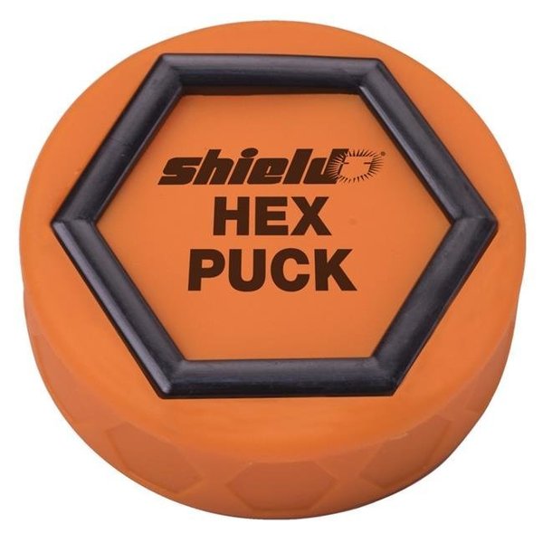 Shield Shield 2002868 Hex Puck; Orange & Black 2002868